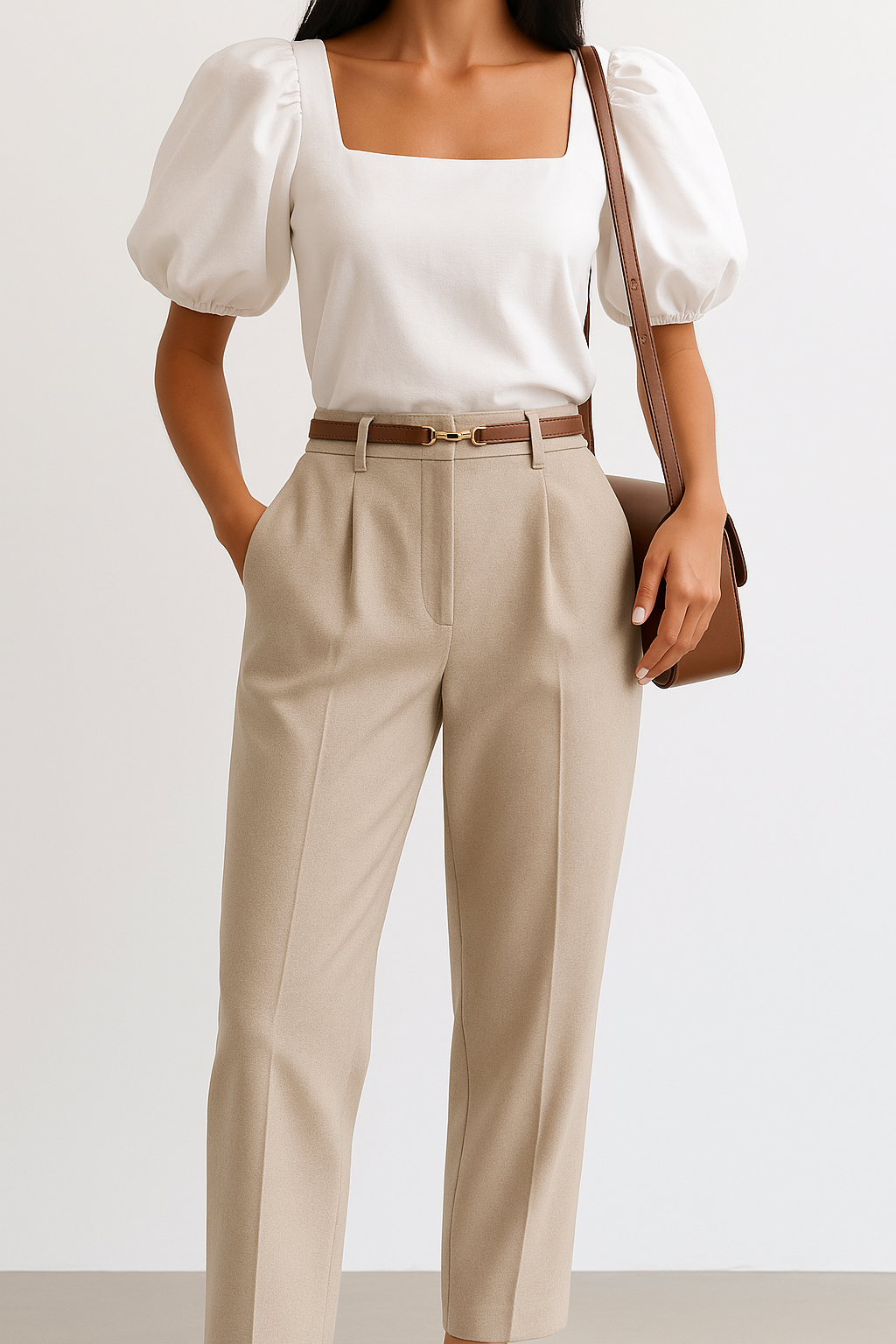 Virella Wide-Leg Wool Trousers