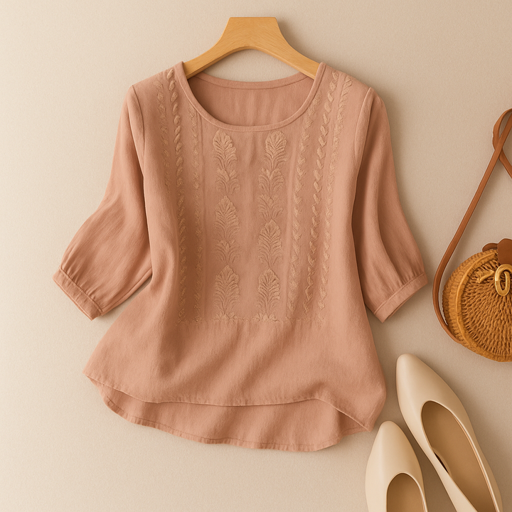 Sonia Embroidered Relaxed Blouse