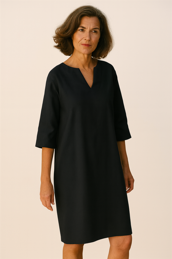 Serena Button Front Midi Summer Dress