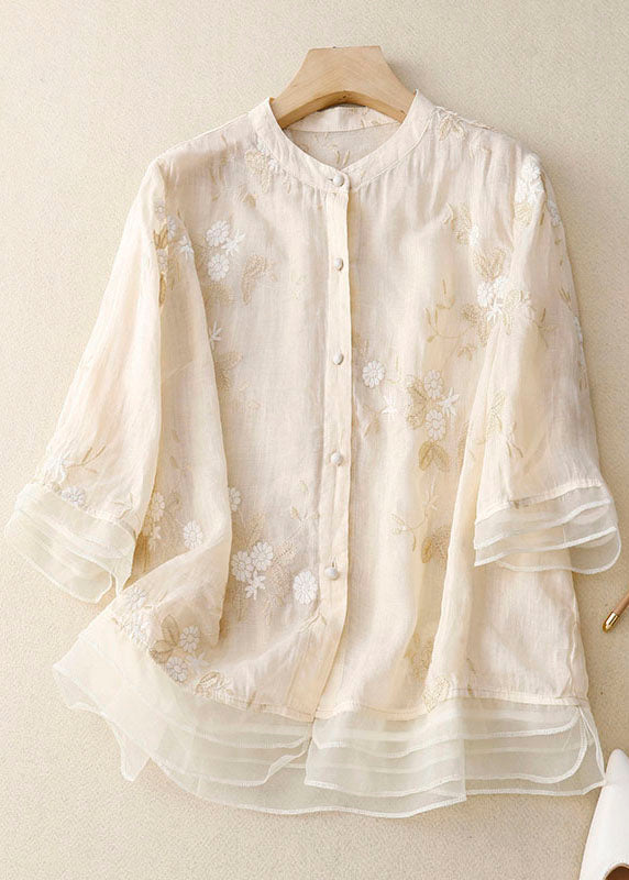 Kourtney Floral Embroidered Blouse