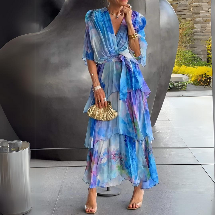 Nicolette V-Neck Occasion Dress