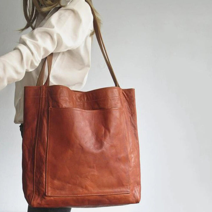 Debbie Elegant Everyday Leather Tote Bag