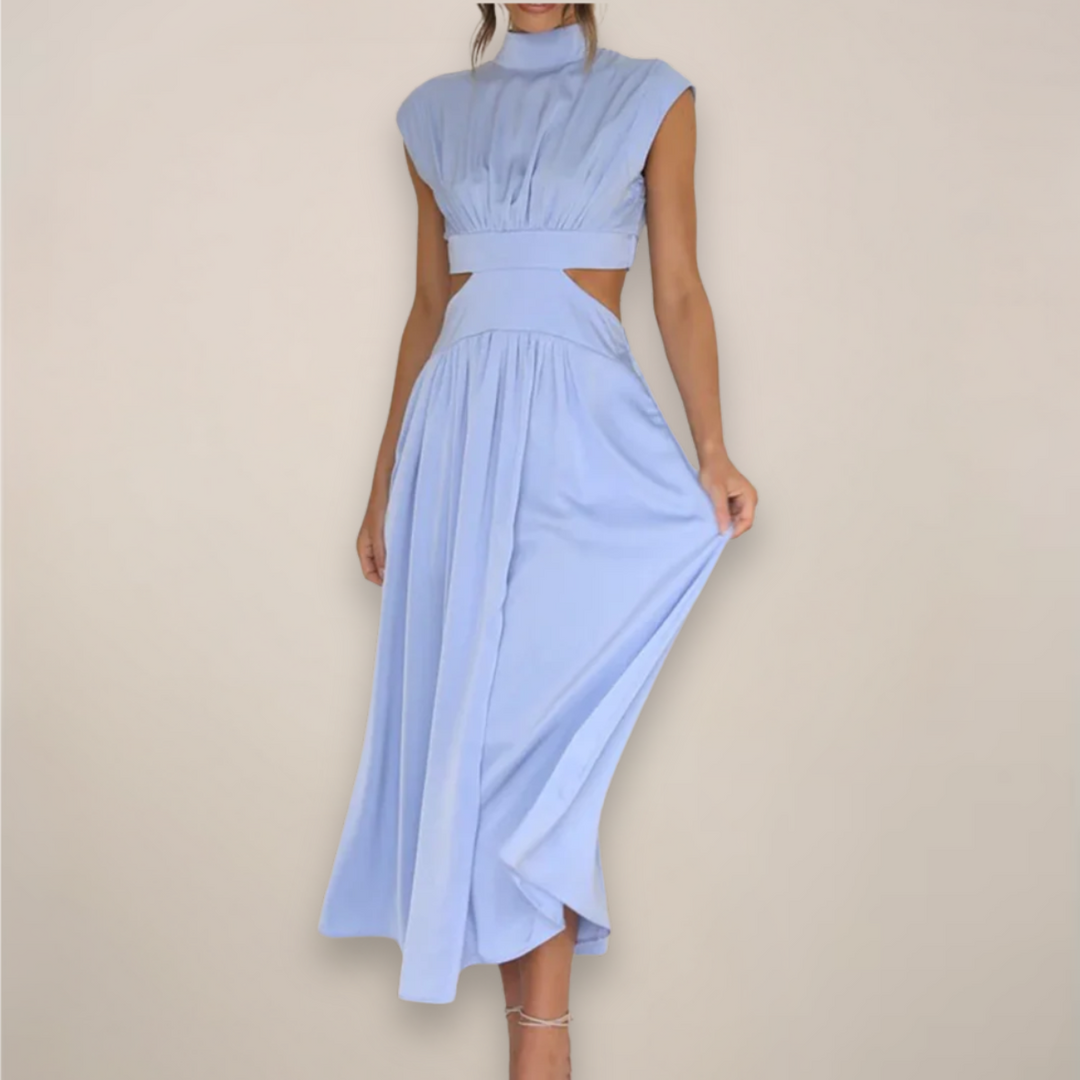 Noelle Cut-Out Waist Maxi Dress