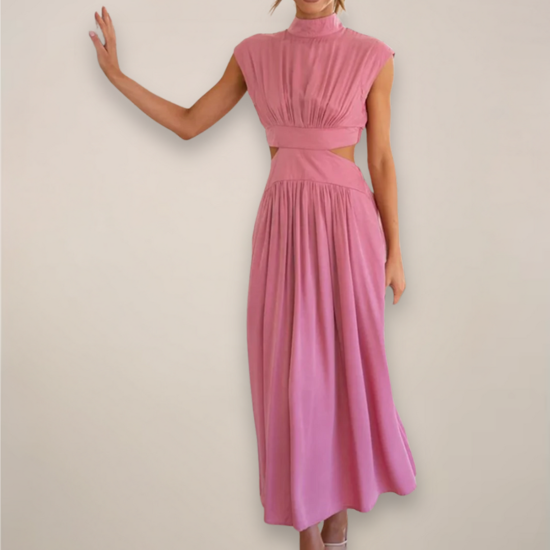 Noelle Cut-Out Waist Maxi Dress