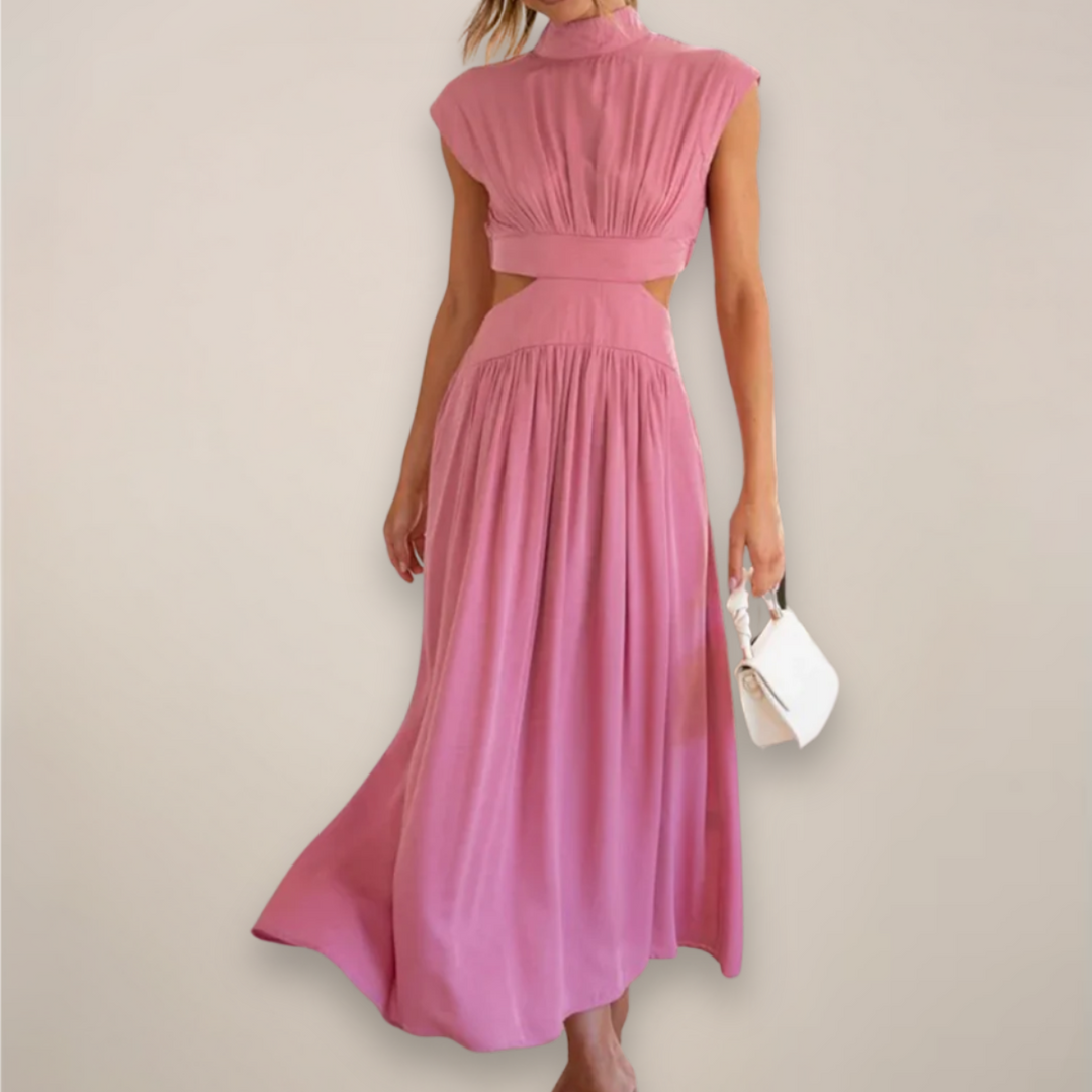 Noelle Cut-Out Waist Maxi Dress