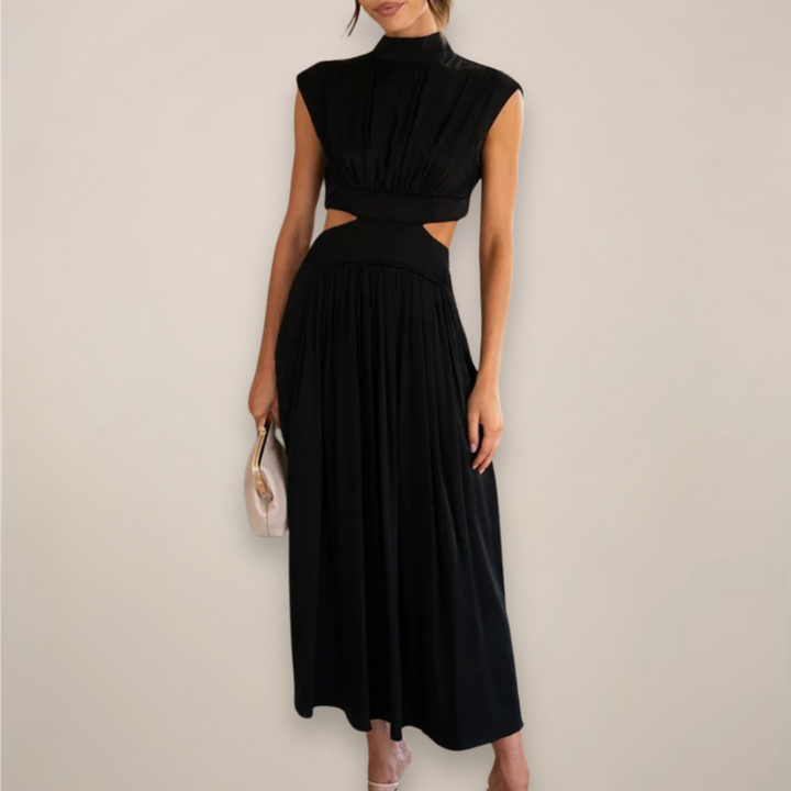 Noelle Cut-Out Waist Maxi Dress