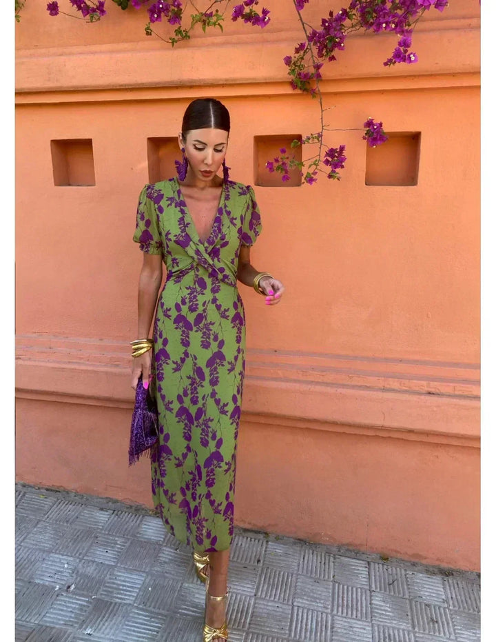 Kiera Sophisticated Summer Midi Dress