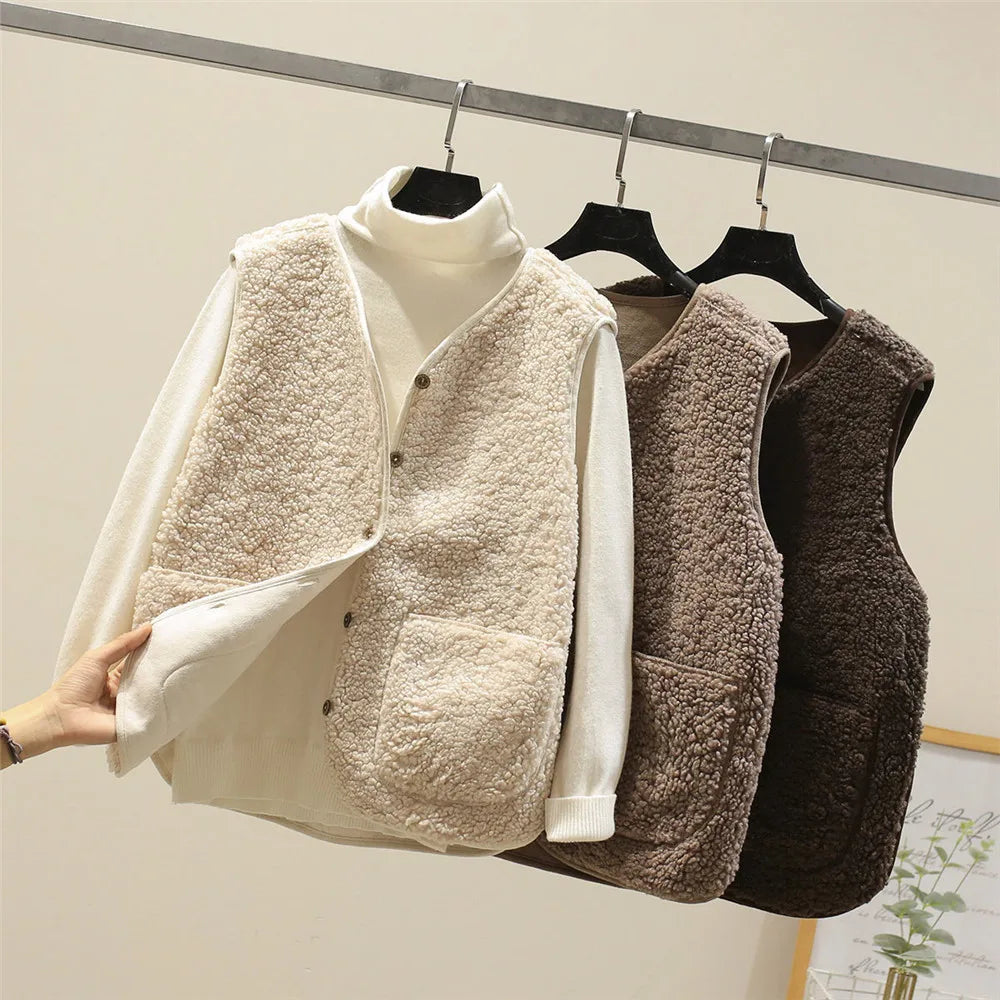 Celeste Soft Comfort Teddy Vest