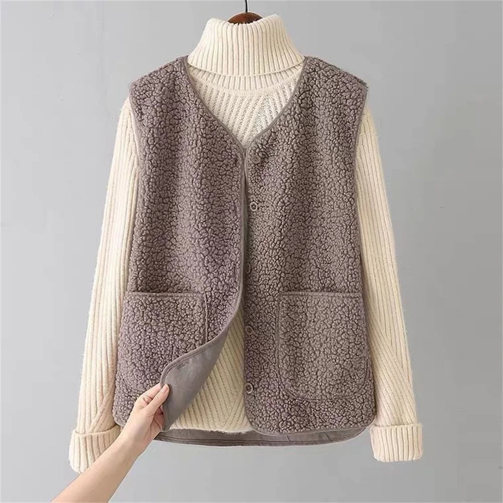 Celeste Soft Comfort Teddy Vest