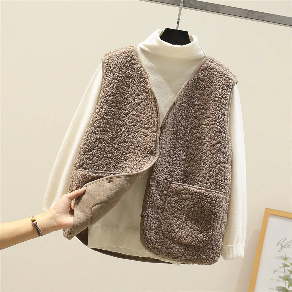 Celeste Soft Comfort Teddy Vest