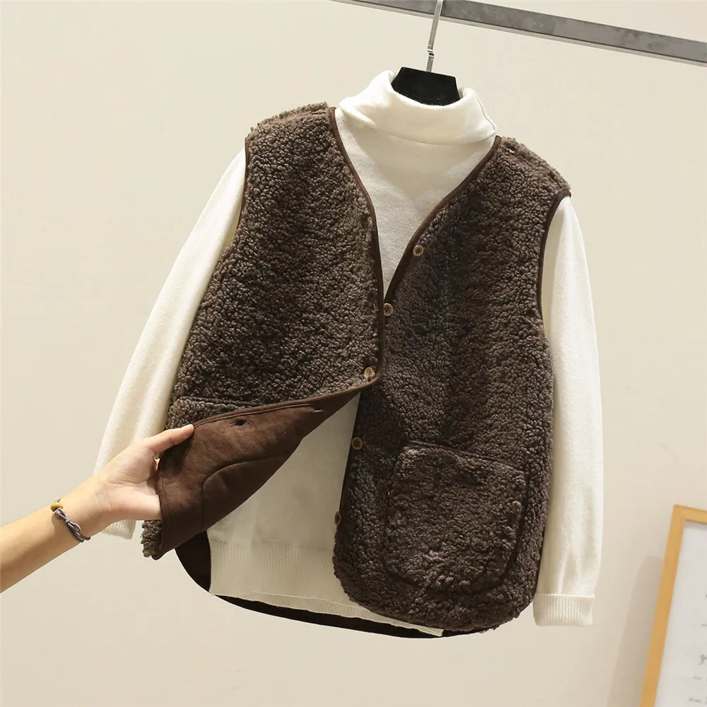 Celeste Soft Comfort Teddy Vest
