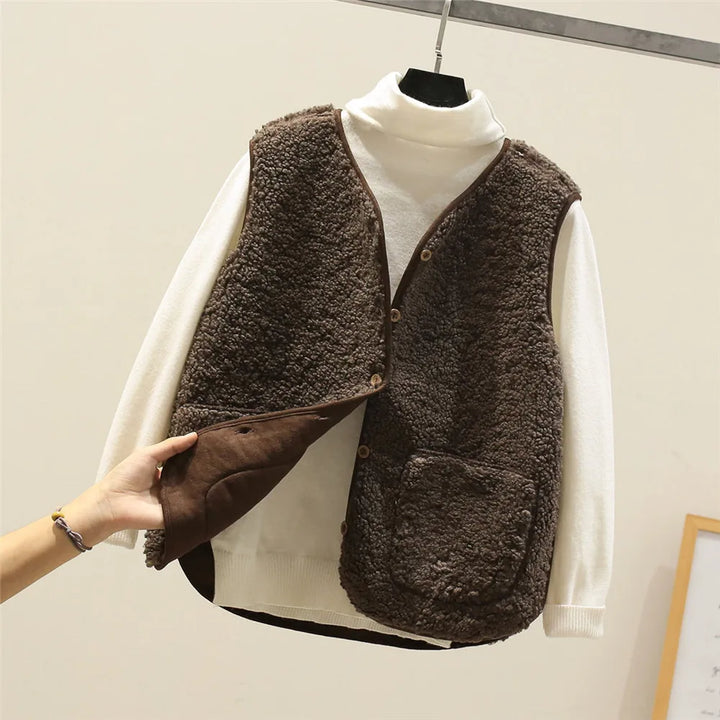 Celeste Soft Comfort Teddy Vest