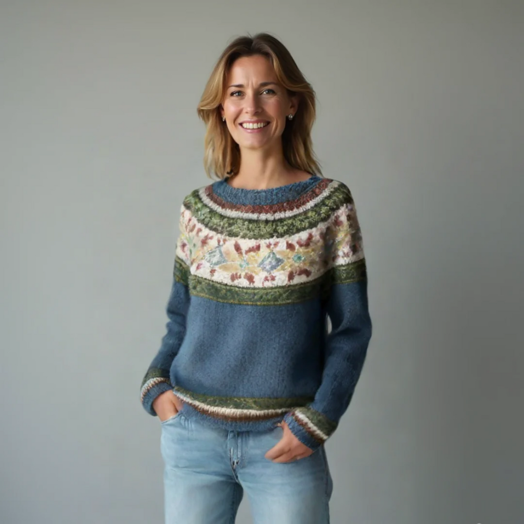 Elora Nordic Pattern Sweater
