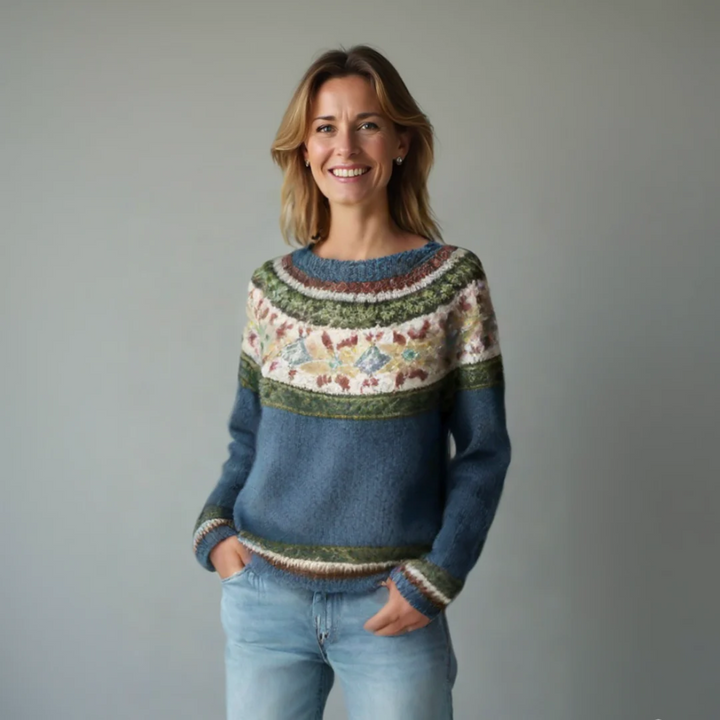 Elora Nordic Pattern Sweater