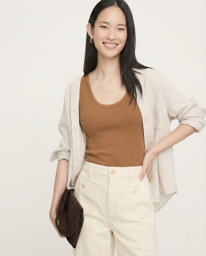 Aurelia Pocket Detail Wide-Leg Jeans