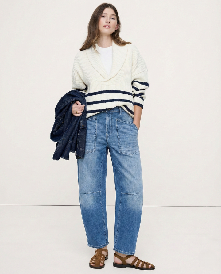 Sienna Sculpted Barrel Jean