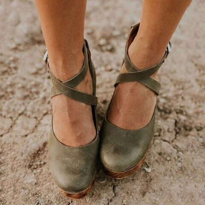 Teresa Closed Toe Wedge Heels