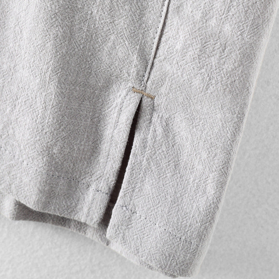 Nico Linen Blend Pull-On Shirt