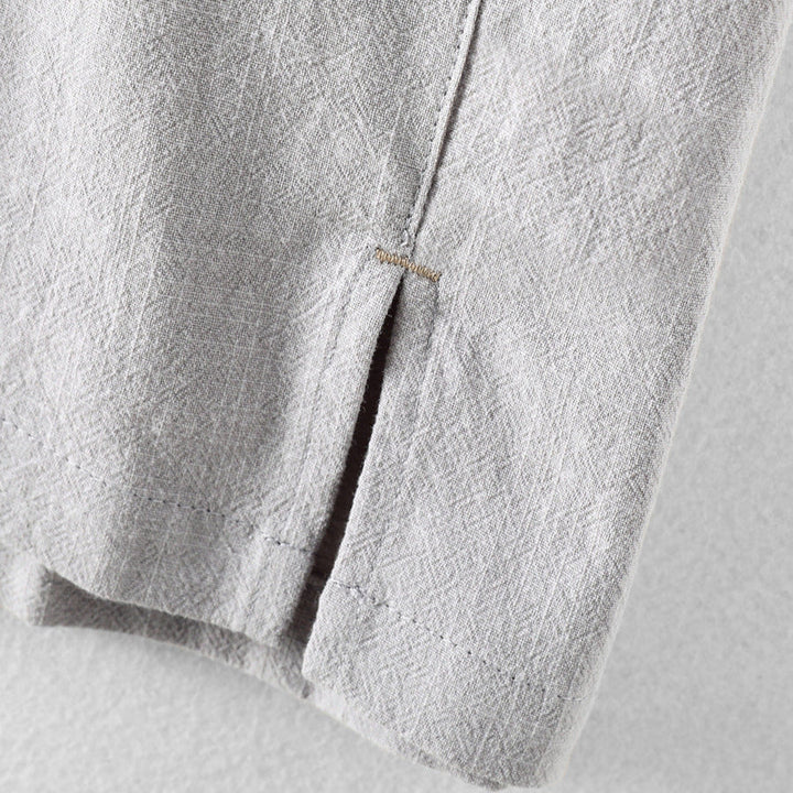 Nico Linen Blend Pull-On Shirt