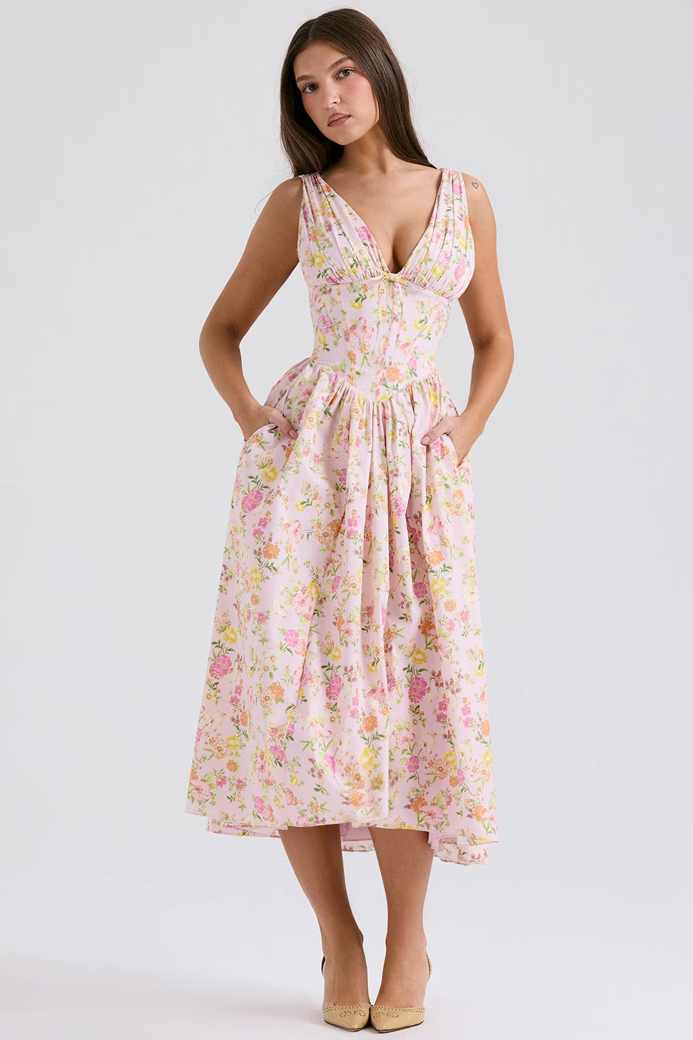 Sophia Floral Summer Dress