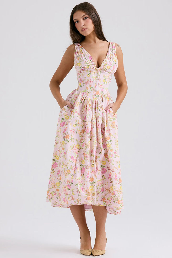 Sophia Floral Summer Dress