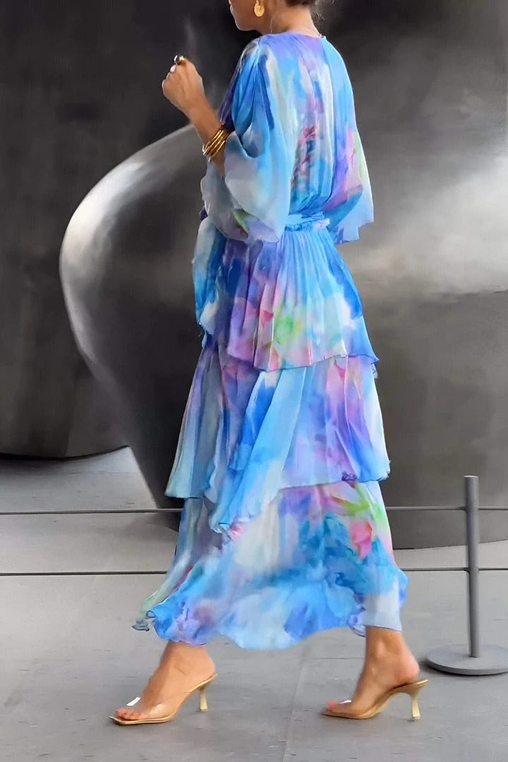 Nicolette V-Neck Occasion Dress