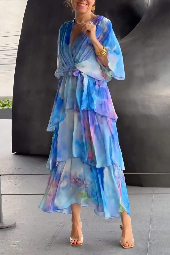 Nicolette V-Neck Occasion Dress