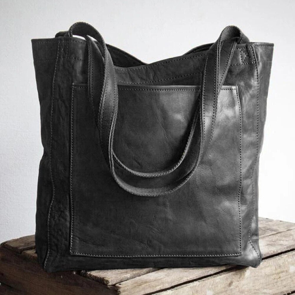 Debbie Elegant Everyday Leather Tote Bag