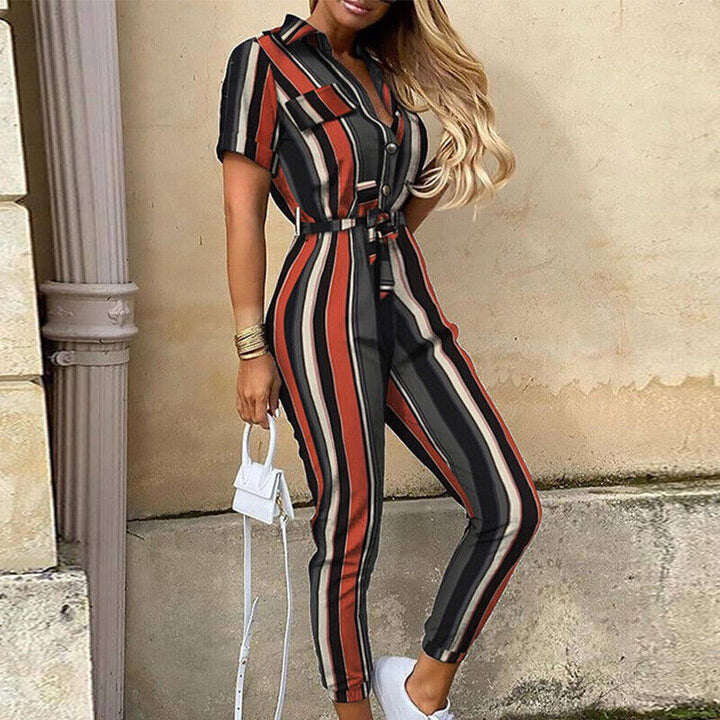 Noa Belted Button Jumpsuit