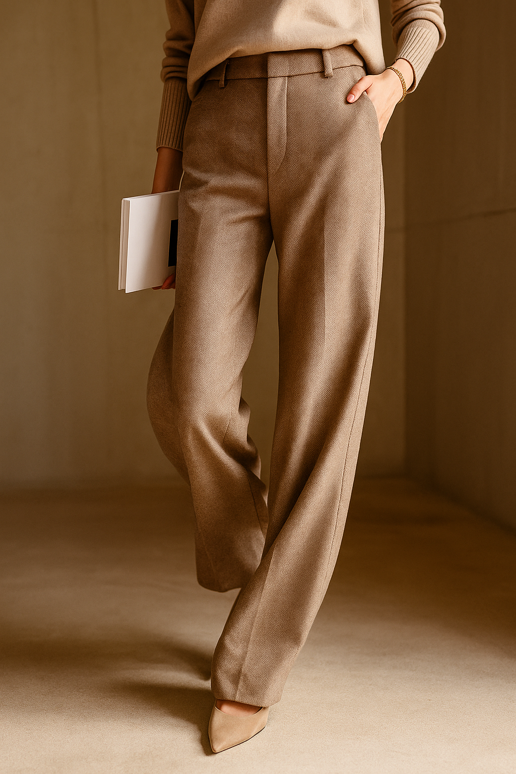 Valentina Straight-Leg Trouser