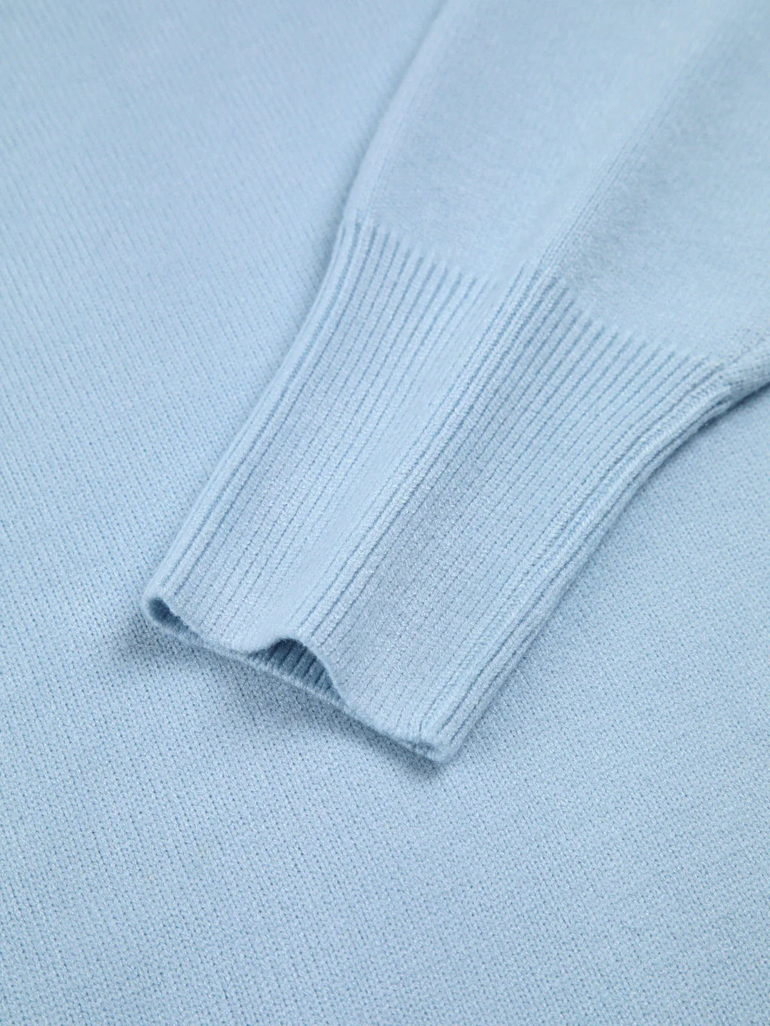 Solène Elbow-Slit Turtleneck Sweater
