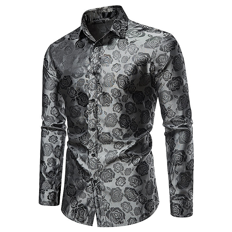 Damien Gloss Finish Long Sleeve Shirt