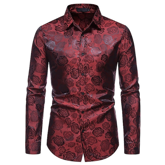 Damien Gloss Finish Long Sleeve Shirt