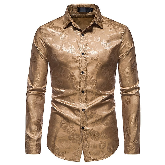 Damien Gloss Finish Long Sleeve Shirt