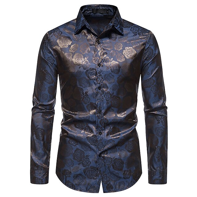 Damien Gloss Finish Long Sleeve Shirt