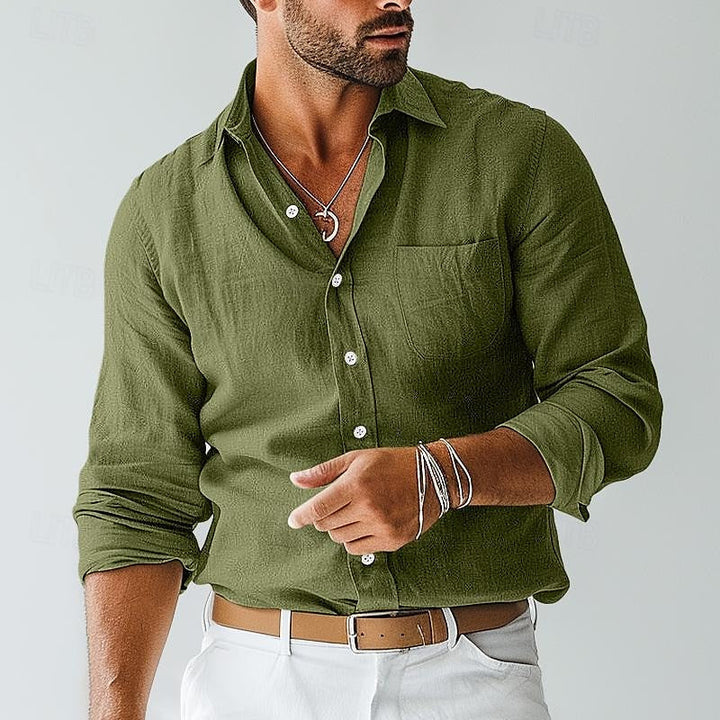 Luca Relaxed Lightweight Long Sleeve Shirt