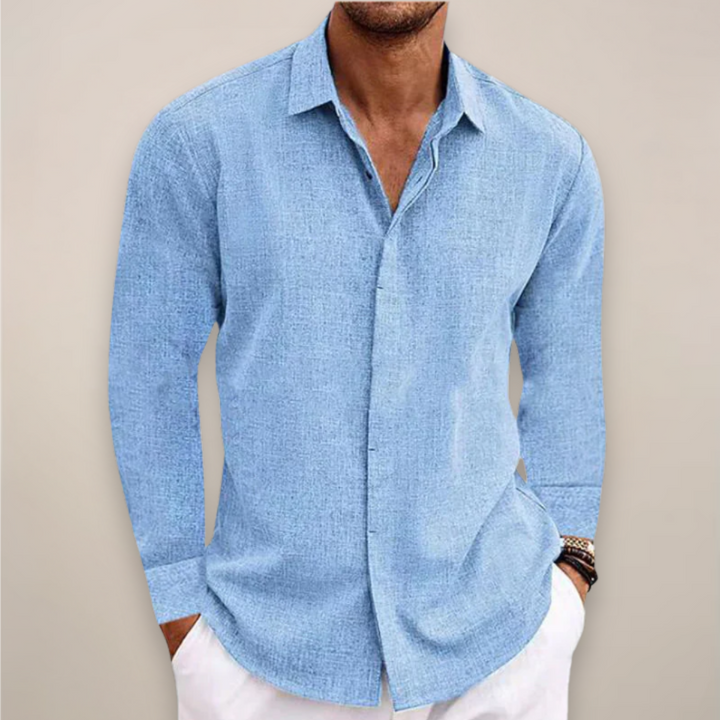 Matteo Tailored Linen Blend Shirt