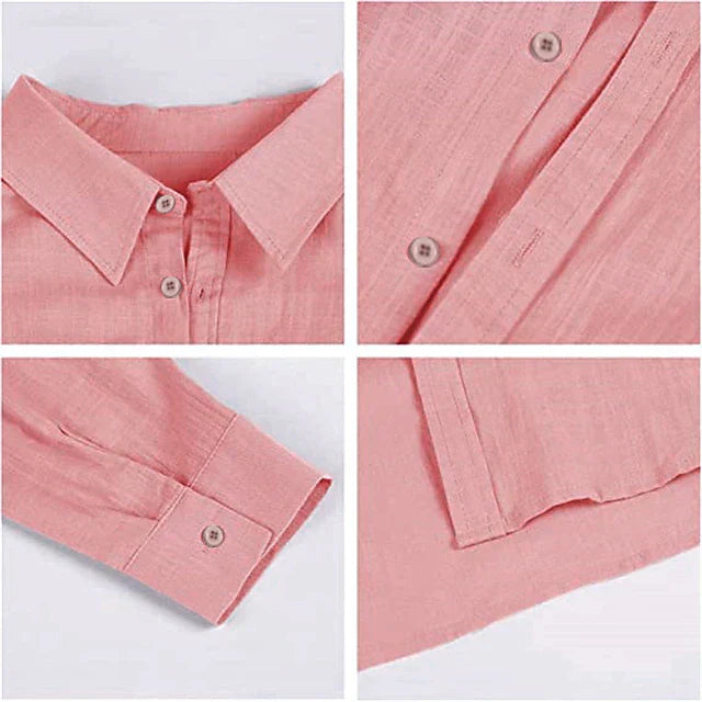 Alvaro Linen Blend Long Sleeve Shirt
