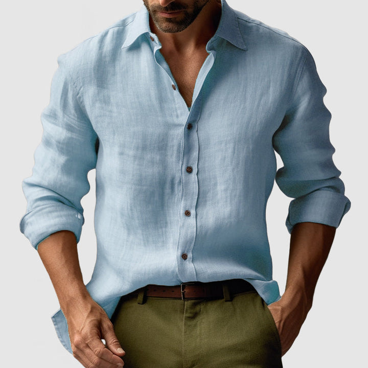Alessio Vintage Linen Blend Shirt