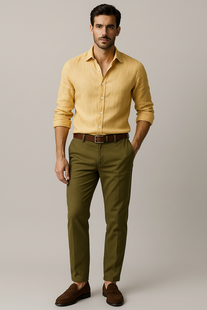 Alessio Vintage Linen Blend Shirt