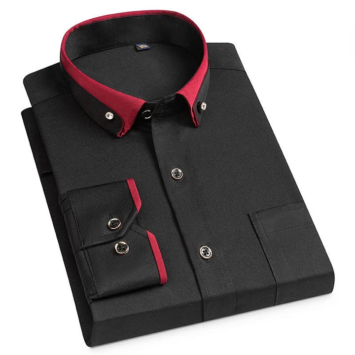 Dante Contrast Collar Tailored Shirt