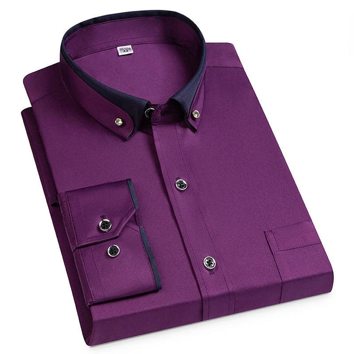 Dante Contrast Collar Tailored Shirt
