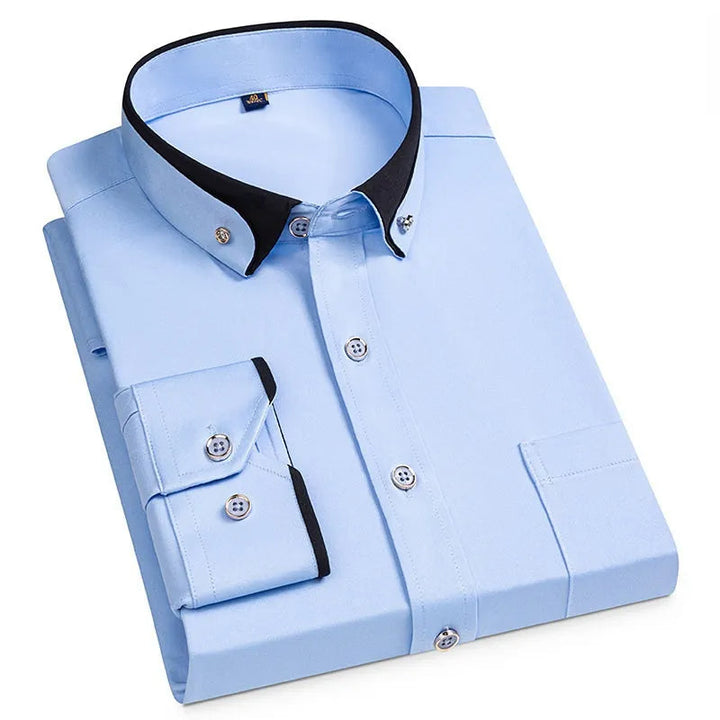 Dante Contrast Collar Tailored Shirt