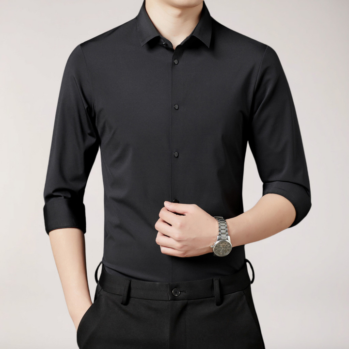 Rafael Tailored Stretch Button Up Shirt