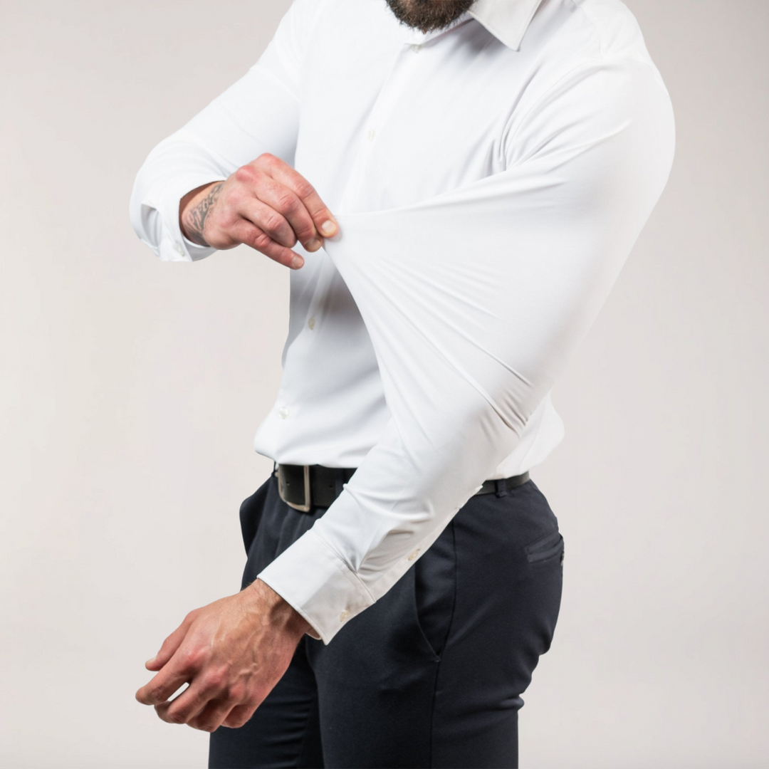Rafael Tailored Stretch Button Up Shirt