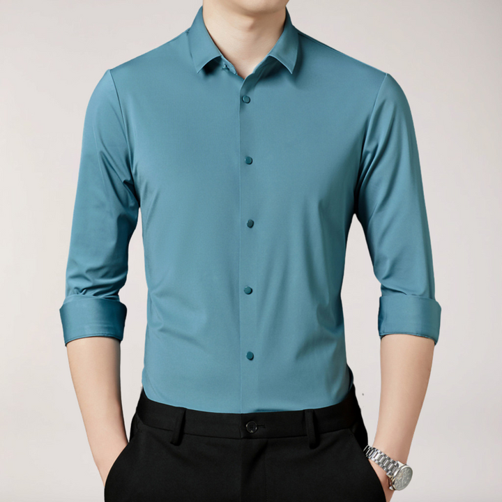 Rafael Tailored Stretch Button Up Shirt