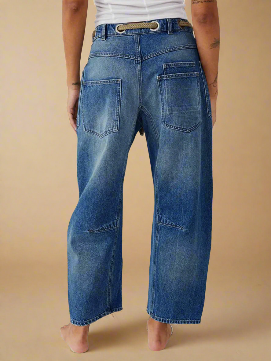 Elodie Artisan Drawstring Jeans