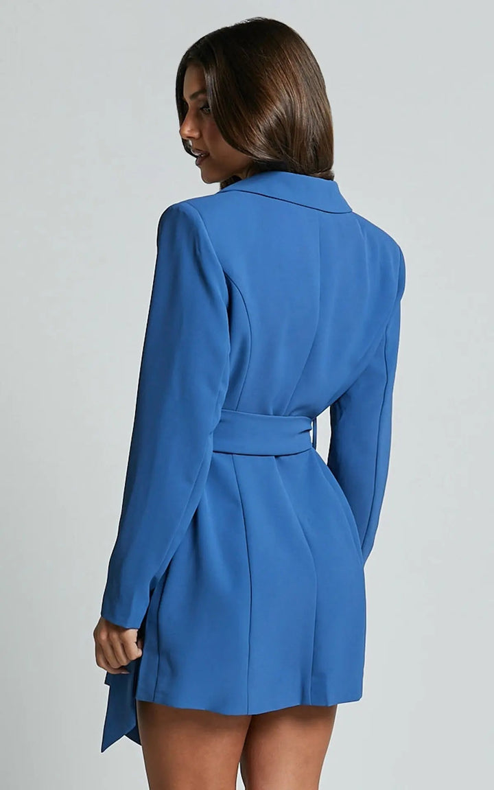 Arielle Belted Blazer Mini Dress