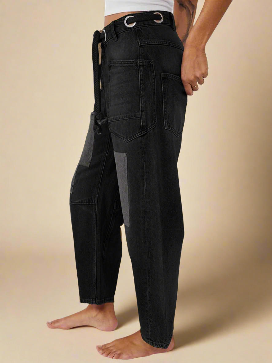 Elodie Artisan Drawstring Jeans