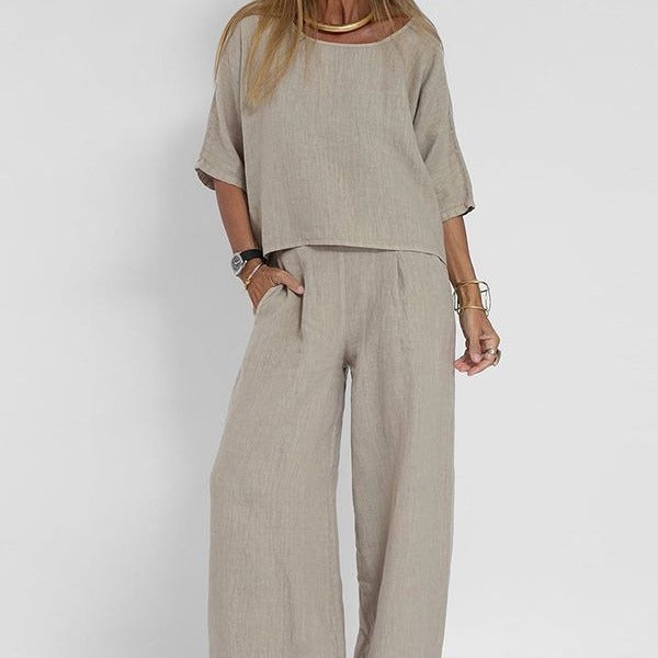 Arianah Relaxed Elegant Two Piece Set